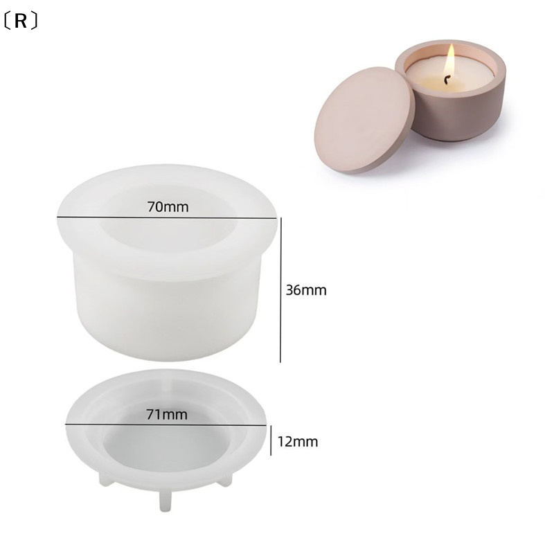 〔R〕1set Cetakan Silikon Stople - Candle Making Jars With Lids ulasan dan harga