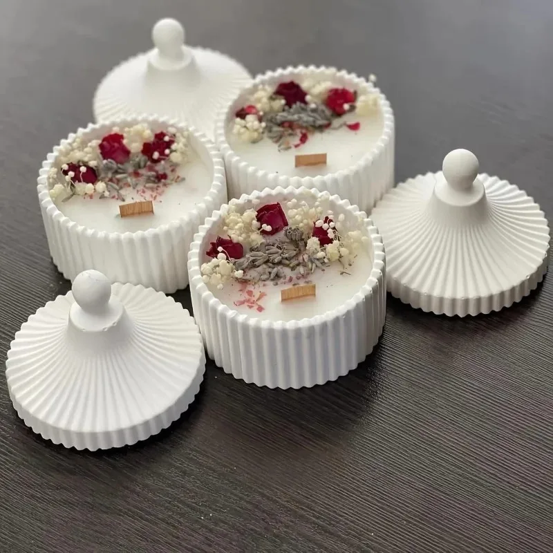 2 buah cetakan lilin silikon d - Candle Making Jars With Lids ulasan dan harga